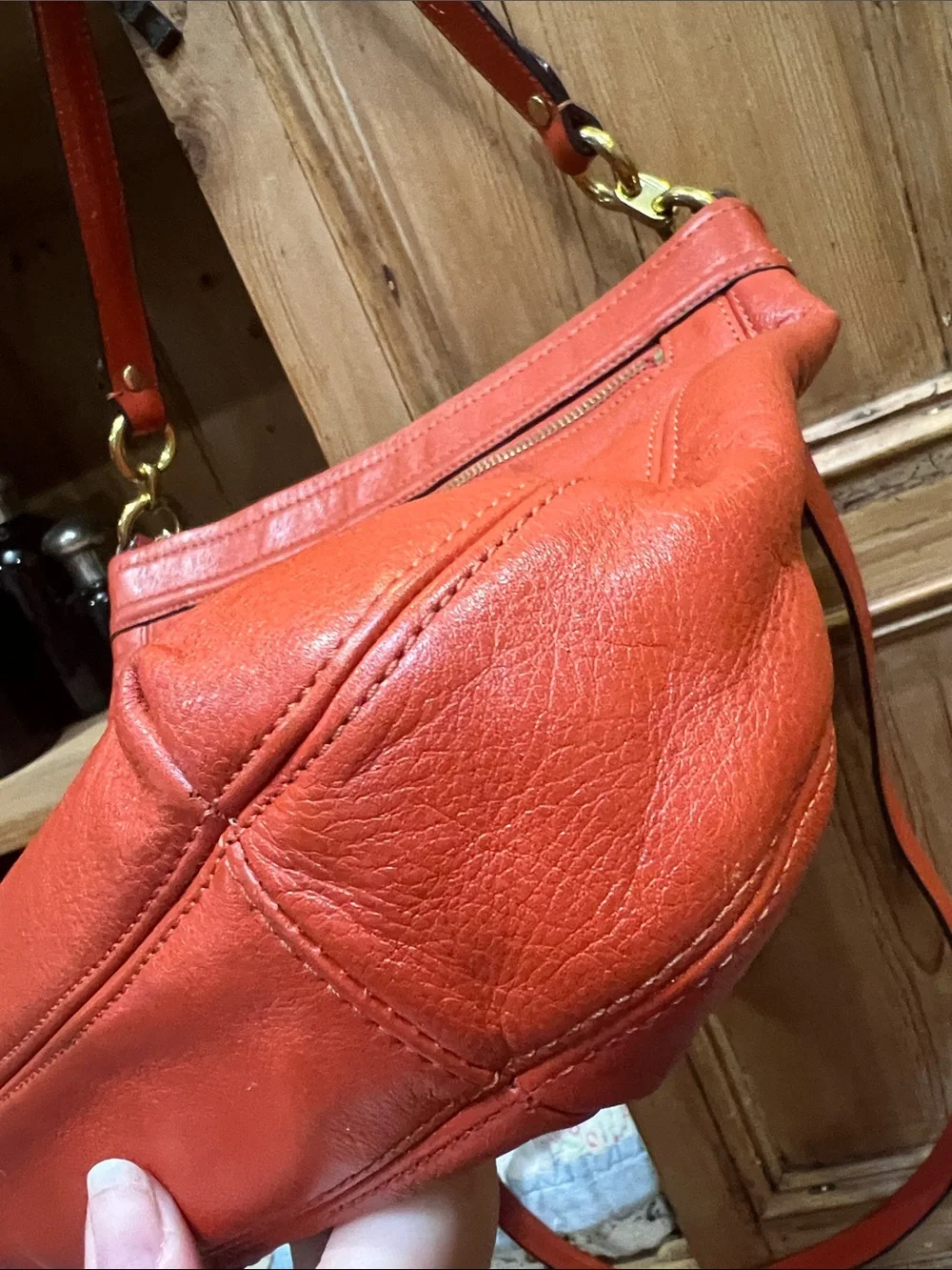 Coach F20114 Ashley Leather Hobo Bag